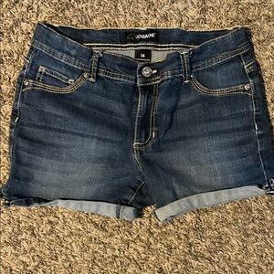 Girls Jordache Blue Jean Shorts with Rolled Hems